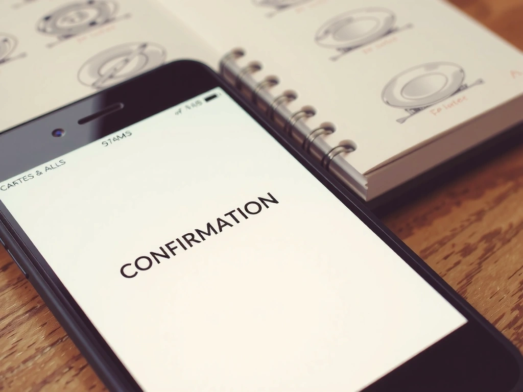 Smartphone notification et carnet de préparation